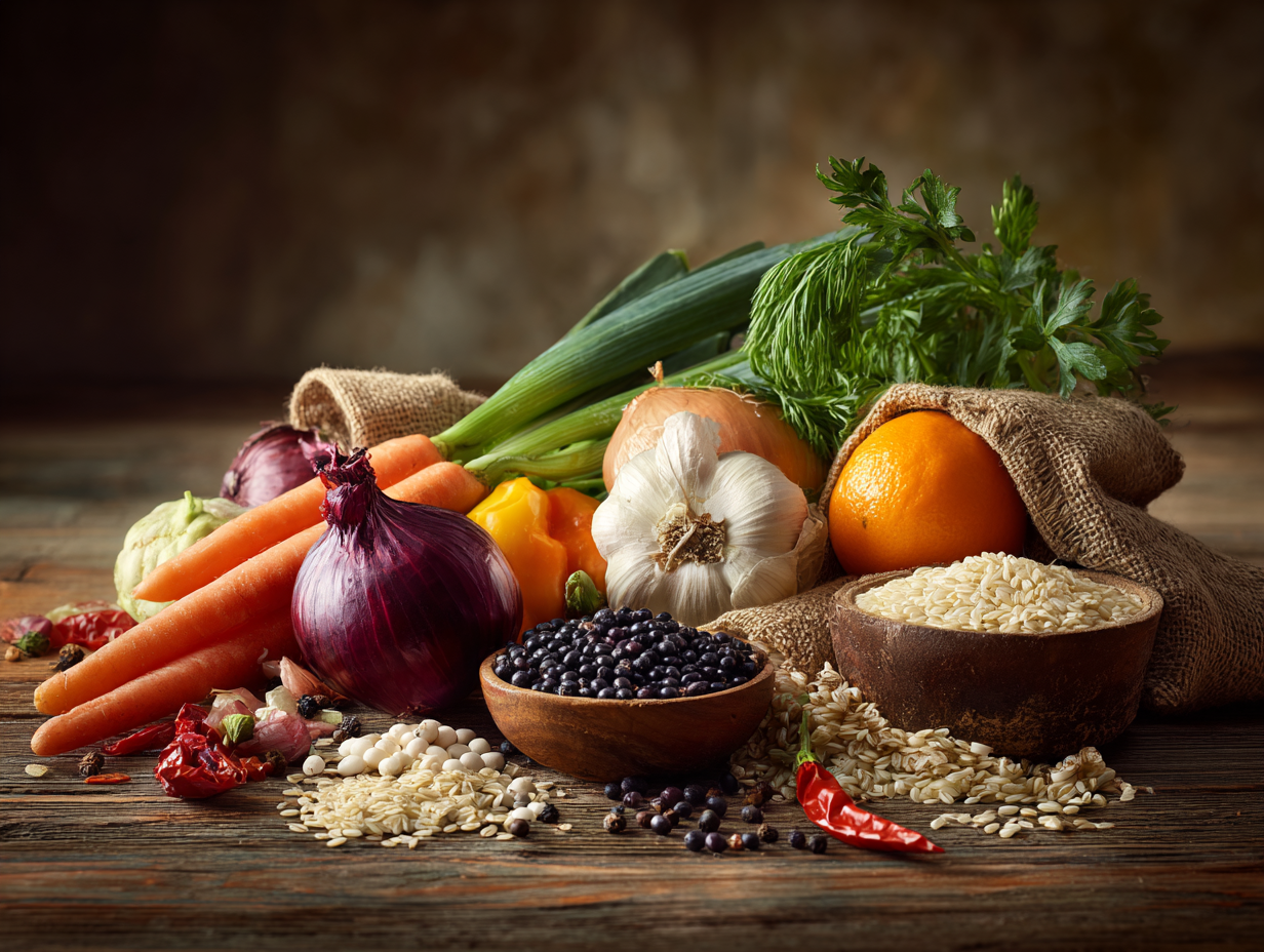 Familie pregătind masa împreună